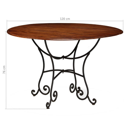vidaXL Dining Table Dining Room Table with Honey Finish Solid Acacia Wood