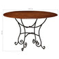vidaXL Dining Table Dining Room Table with Honey Finish Solid Acacia Wood