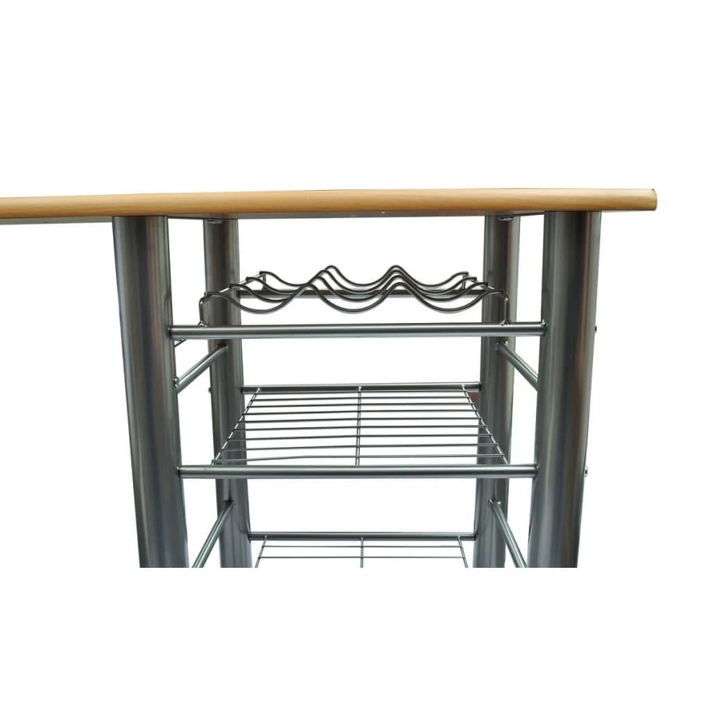 vidaXL Dining Table and Chair Kitchen Dining Set Dinner Table Chair Seat Wood