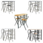 vidaXL Dining Table and Chair Kitchen Dining Set Dinner Table Chair Seat Wood